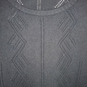 Garnet Hill 100% black cashmere sweater XL
